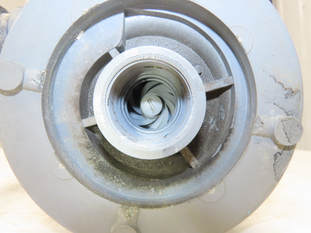 PVC Plastic Chemical Immersion Pump 1.25x1"npt 3/4Hp 115/230V 1PH 13" Depth