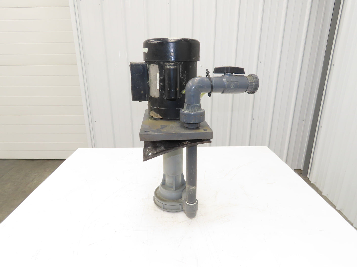 PVC Plastic Chemical Immersion Pump 1.25x1"npt 3/4Hp 115/230V 1PH 13" Depth