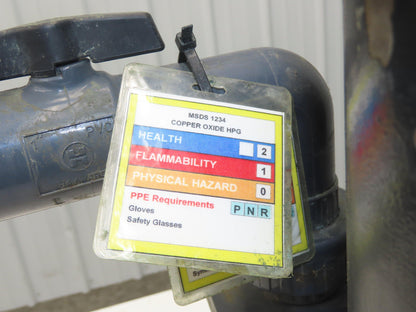 PVC Plastic Chemical Immersion Pump 1.25x1"npt 3/4Hp 115/230V 1PH 13" Depth