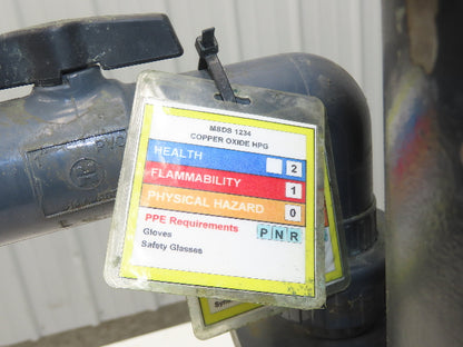 PVC Plastic Chemical Immersion Pump 1.25x1"npt 3/4Hp 115/230V 1PH 13" Depth