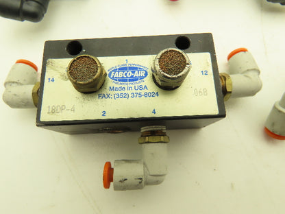 Fabco-Air 18DP-4 4-Way Double Pilot Pneumatically-Actuated Air Pilot Valve