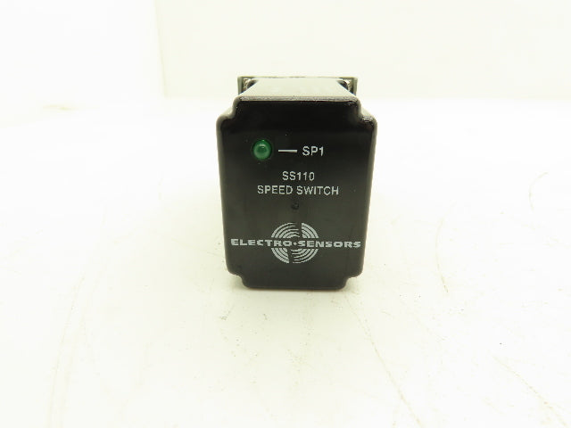 Electro-Sensors SS110 Shaft Speed Switch 0.01-10 RPM 115v Input