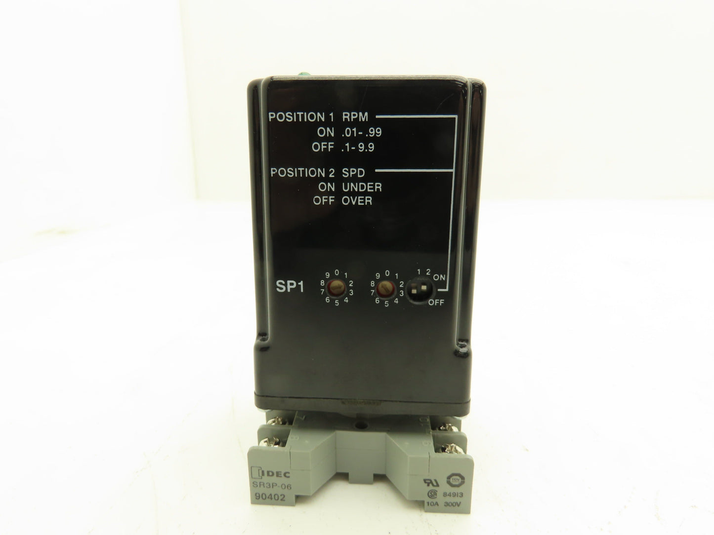 Electro-Sensors SS110 Shaft Speed Switch 0.01-10 RPM 115v Input