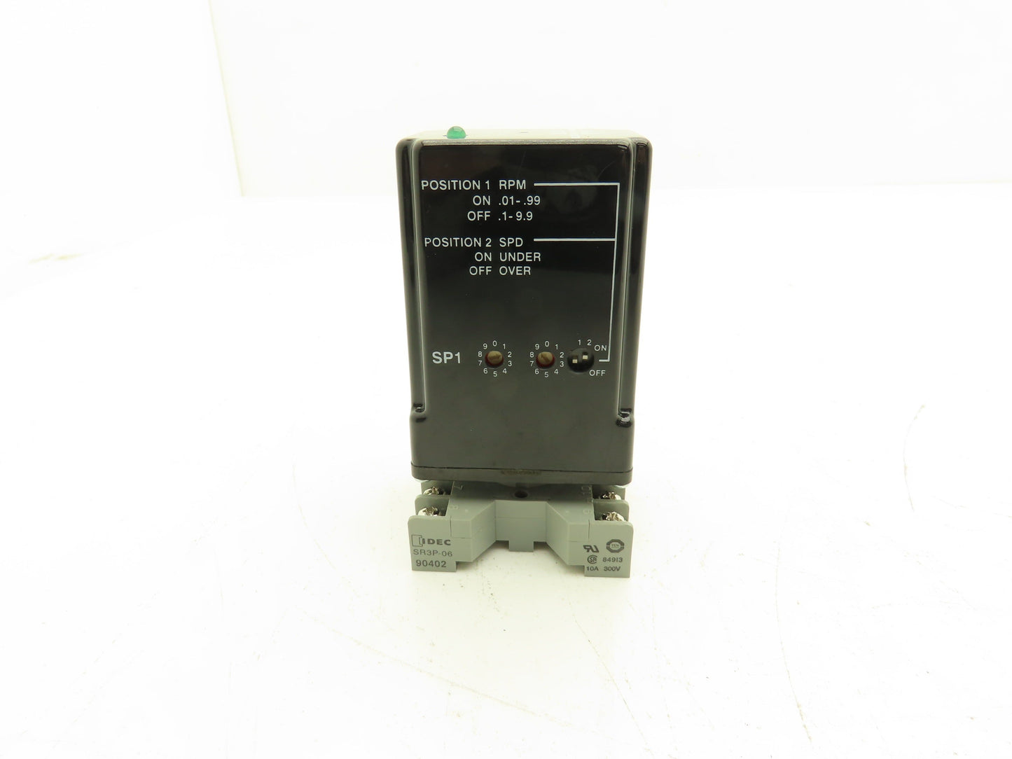 Electro-Sensors SS110 Shaft Speed Switch 0.01-10 RPM 115v Input