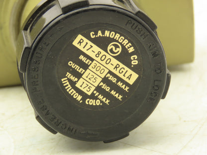 Norgren R17-800-RGLA Pneumatic Air Regulator Valve 300psi 175F 1"NPT