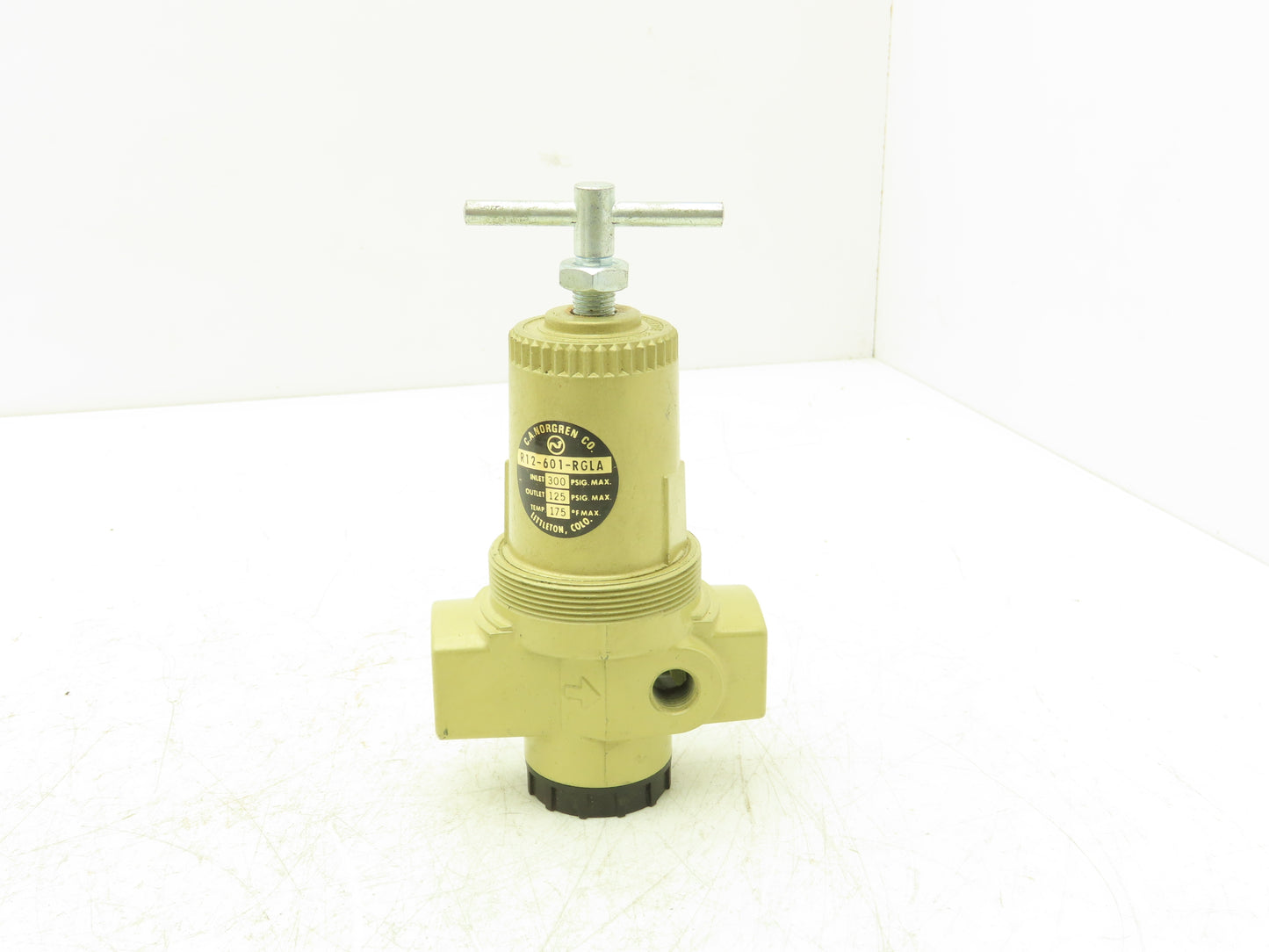 Norgren R12-601-RGLA Pneumatic Air Regulator Valve 300psi 175F 1"NPT