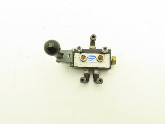 Fabco-Air 18HL-4 4-Way Hand Lever Actuated Pneumatic Directional Control Valve