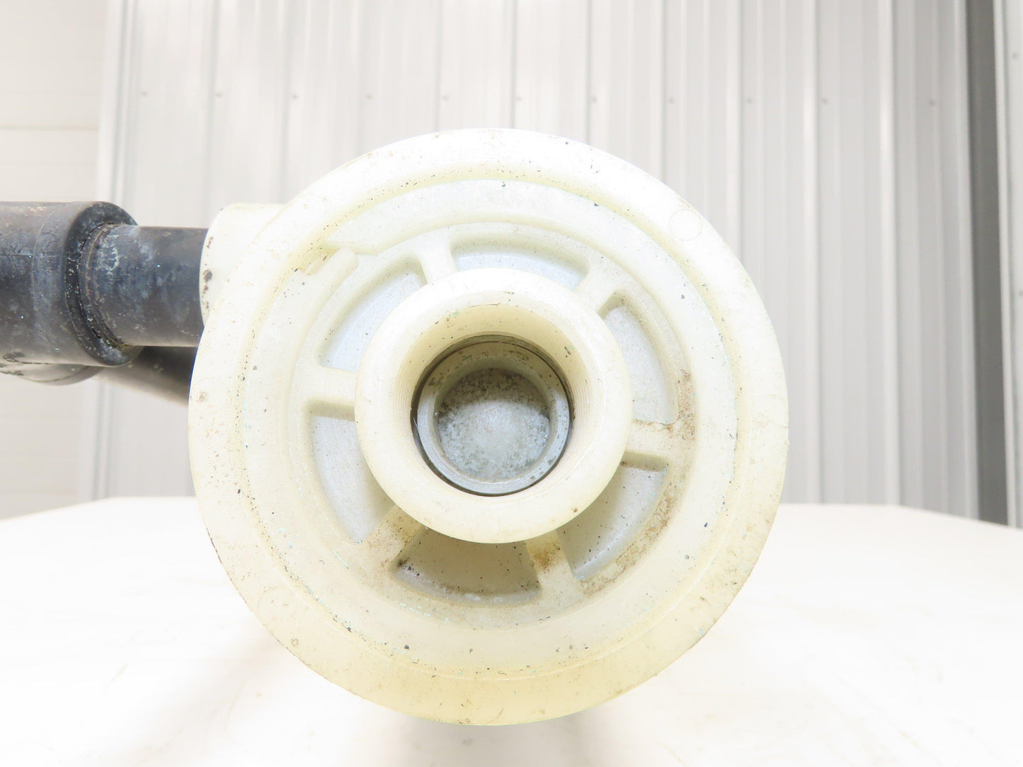 PVC Plastic Chemical Immersion Pump 1"x 3/4"npt .25kw 480V 3PH 14" Intake