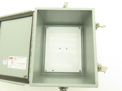 Hoffman A10086CHNF Steel Electrical Enclosure Junction Box 10x8x6" Backplate