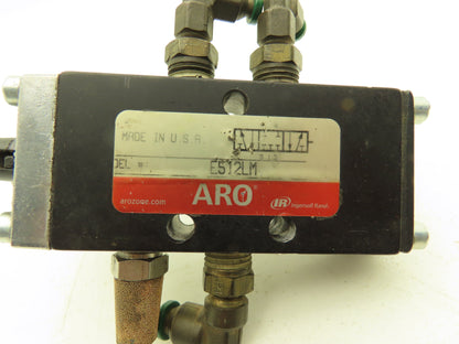 ARO E512LM 4-Way Manual Control Pneumatic Air Valve 1/4" NPT