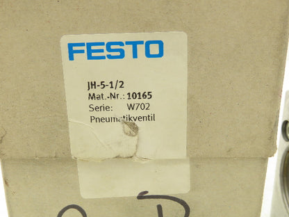 Festo JH-5-1/2 10165 Pneumatic Control Valve 5 Way 145 PSI 3/4"NPT