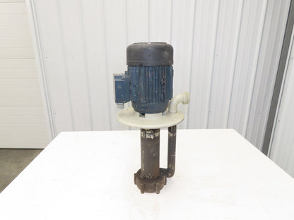 Flux Gerate Plastic Centrifugal Immersion Pump 1.1kW 3360rpm 230/460V 12" Intake