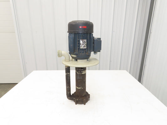 Flux Gerate Plastic Centrifugal Immersion Pump 1.1kW 3360rpm 230/460V 12" Intake