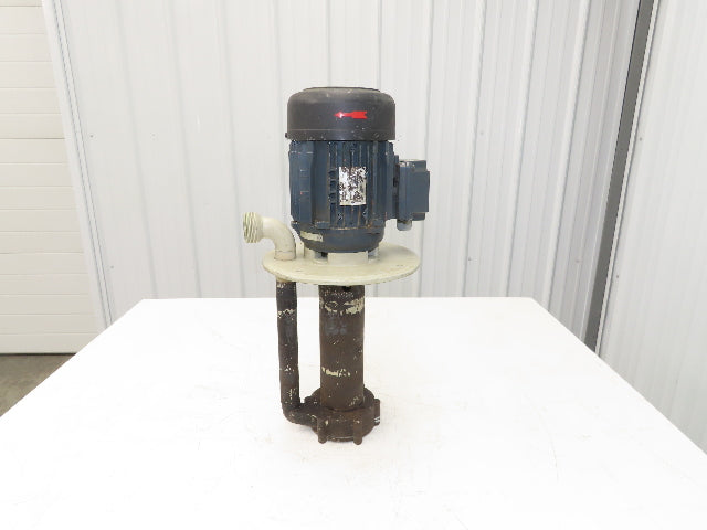 Flux Gerate Plastic Centrifugal Immersion Pump 1.1kW 3360rpm 230/460V 12" Intake