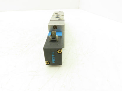 Festo MVH-5/3G-1/4-B 19138 Solenoid Valve 5 Way 3 Position 145 PSI 1/4"NPT NC