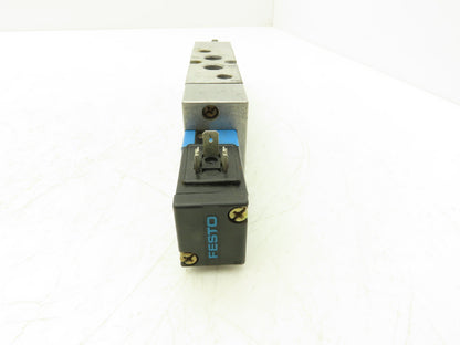 Festo MVH-5/3G-1/4-B 19138 Solenoid Valve 5 Way 3 Position 145 PSI 1/4"NPT NC