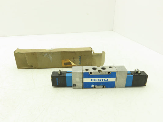 Festo MVH-5/3G-1/4-B 19138 Solenoid Valve 5 Way 3 Position 145 PSI 1/4"NPT NC