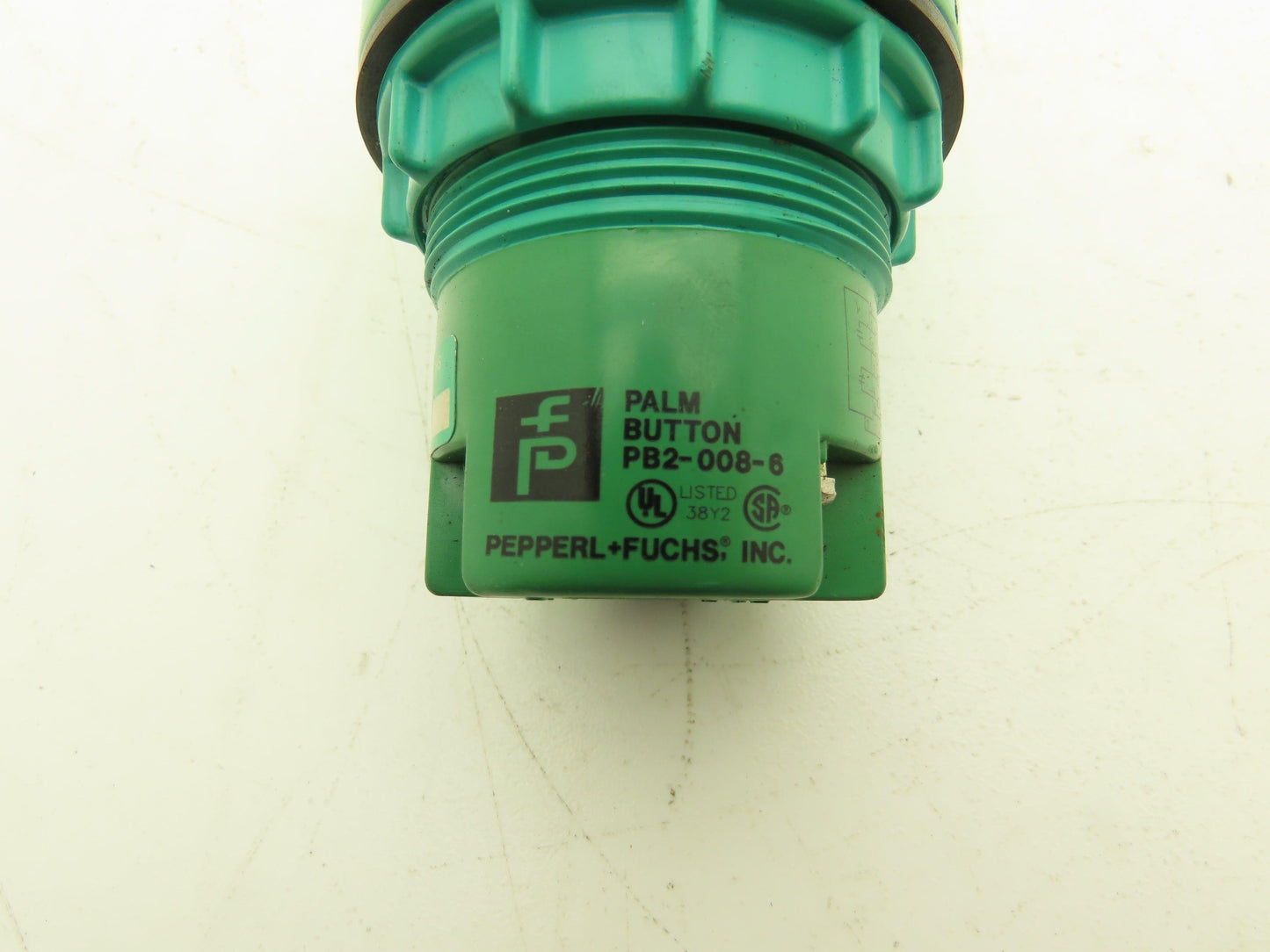 Pepperl Fuchs PB2-008-6 Palm Button Relay 24VDC 100mA In 250VAC/90VDC 1A Out