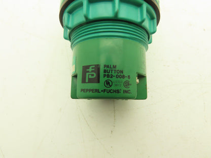 Pepperl Fuchs PB2-008-6 Palm Button Relay 24VDC 100mA In 250VAC/90VDC 1A Out