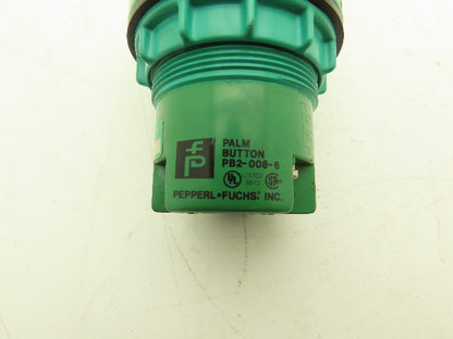 Pepperl Fuchs PB2-008-6 Palm Button Relay 24VDC 100mA In 250VAC/90VDC 1A Out