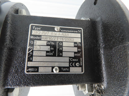 Grundfos CRK2-70/7 A-W-A-AUUV 10" Immersion Coolant Pump 13gpm 2Hp 230/460V 3PH