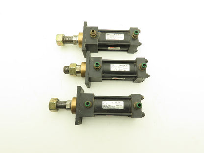 PAB122121 Pneumatic Air Cylinder 2" Bore 3" Stroke 250psig Lot of 3