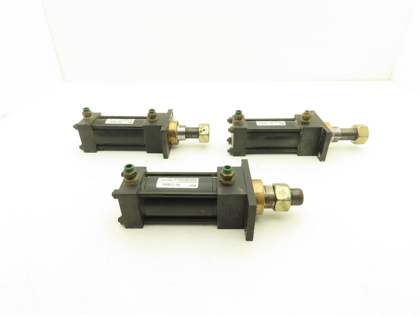 PAB122121 Pneumatic Air Cylinder 2" Bore 3" Stroke 250psig Lot of 3