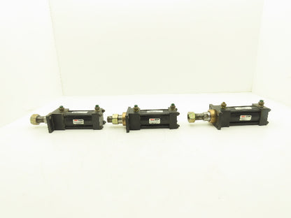 PAB122121 Pneumatic Air Cylinder 2" Bore 3" Stroke 250psig Lot of 3