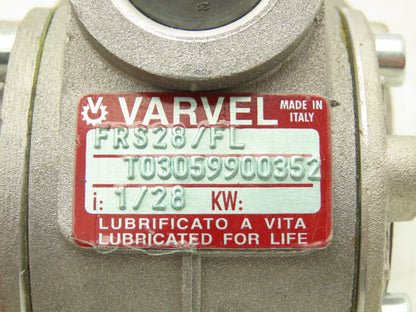 Varvel FRS28/FL Gear Box 28:1 Ratio 64 RPM 14mm Hollow Output Shaft