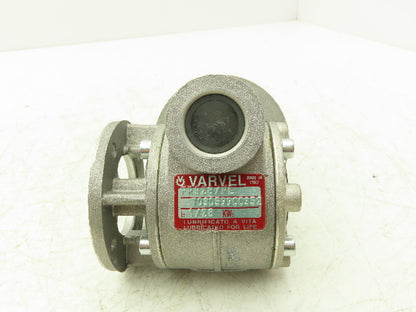 Varvel FRS28/FL Gear Box 28:1 Ratio 64 RPM 14mm Hollow Output Shaft