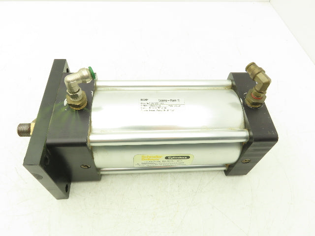 Shrader Bellows Pneumatic Air Cylinder 4" Bore 6" Stroke 250psi