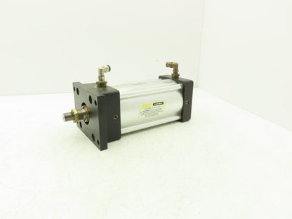 Shrader Bellows Pneumatic Air Cylinder 4" Bore 6" Stroke 250psi