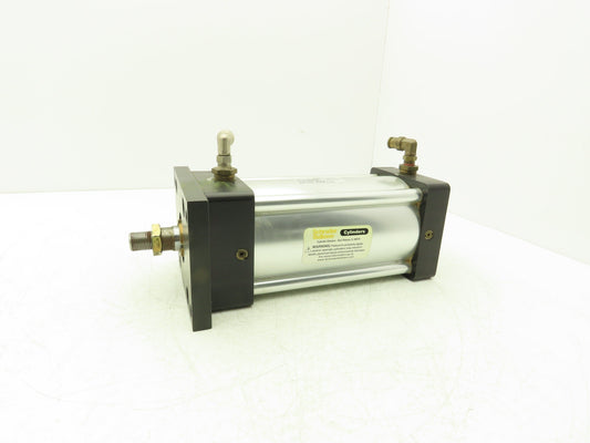 Shrader Bellows Pneumatic Air Cylinder 4" Bore 6" Stroke 250psi