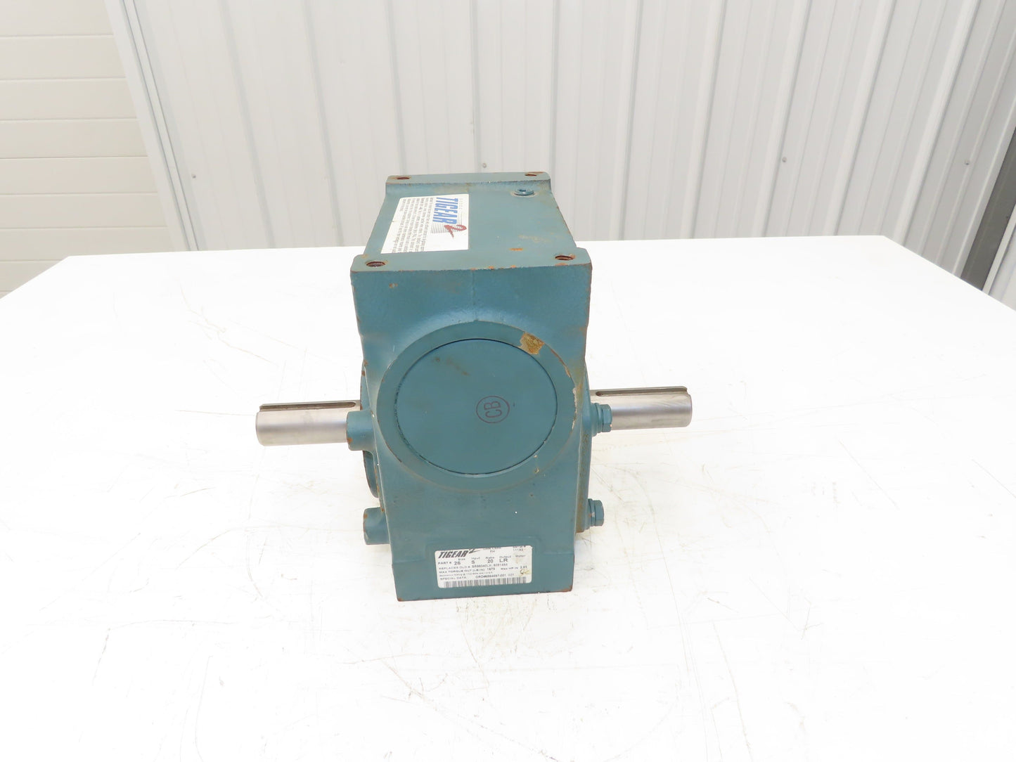 Dodge 26S20LR Worm Gearbox 20:1 Reducer 2Hp 88rpm Dual Output