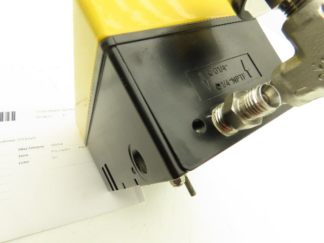 Flowserve Logix 500MD Pneumatic Single Acting Digital Valve Positioner 30V Gauge