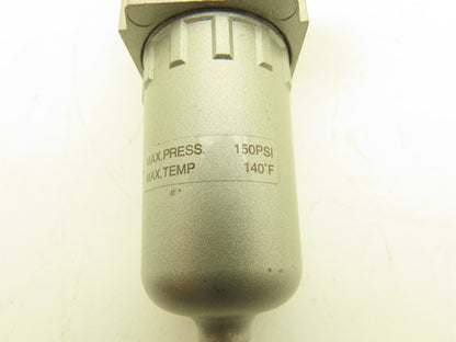SMC AWD20-N02BE-2Z Regulator Filter Separator Micro Mist 1/4" NPT 125psi