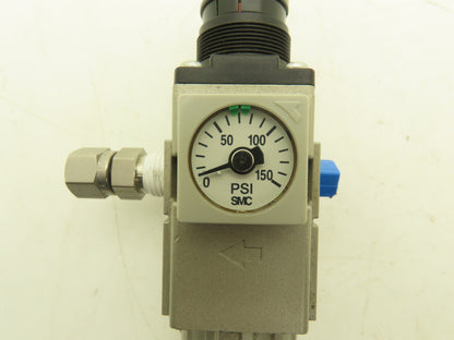 SMC AWD20-N02BE-2Z Regulator Filter Separator Micro Mist 1/4" NPT 125psi