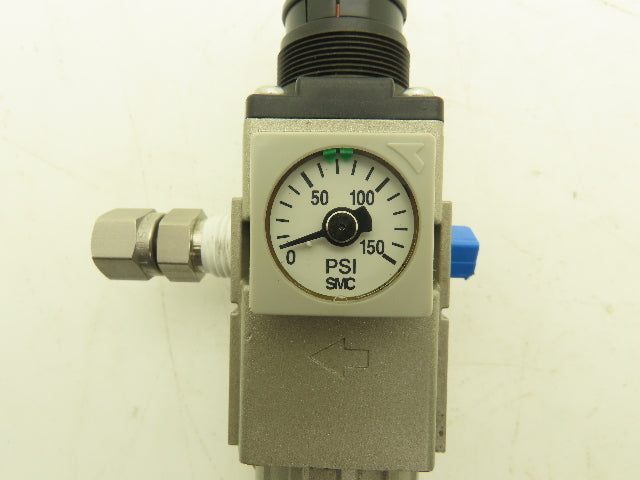 SMC AWD20-N02BE-2Z Regulator Filter Separator Micro Mist 1/4" NPT 125psi