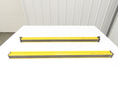 Contrinex Light Curtain Sender Receiver Set 30mm Res. 12M Range 49 Beam