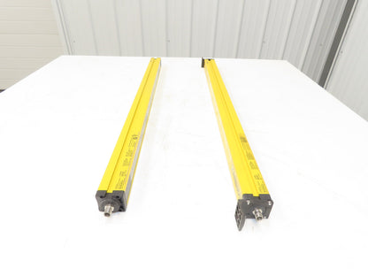 Contrinex Light Curtain Sender Receiver Set 30mm Res. 12M Range 49 Beam