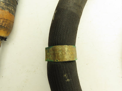 Nordson 819078 Hot Melt Glue Hose 8' Long 37° Flare 3/8" (-6) Fitting