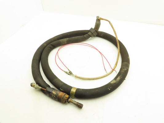 Nordson 819078 Hot Melt Glue Hose 8' Long 37° Flare 3/8" (-6) Fitting