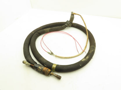 Nordson 819078 Hot Melt Glue Hose 8' Long 37° Flare 3/8" (-6) Fitting