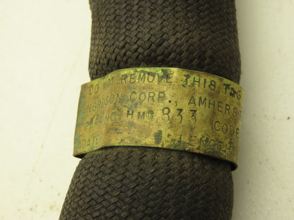 Nordson HMC 833 Hot Melt Glue Hose 8' Long 37° Flare 3/8" (-6) Fitting