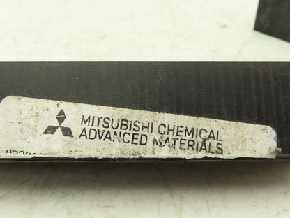 Mitsubishi Delrin Acetal Plastic Rectangular Bar Black 3x3x5" Millable Cubic