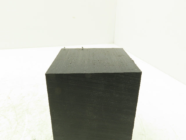 Mitsubishi Delrin Acetal Plastic Rectangular Bar Black 3x3x5" Millable Cubic