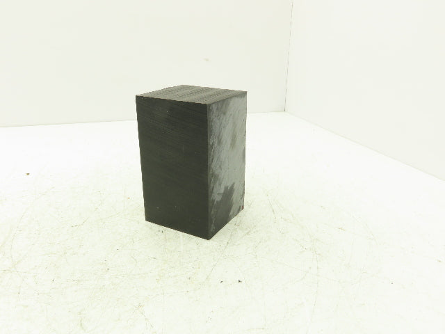 Mitsubishi Delrin Acetal Plastic Rectangular Bar Black 3x3x5" Millable Cubic