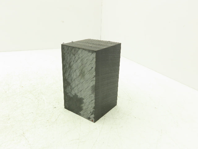 Mitsubishi Delrin Acetal Plastic Rectangular Bar Black 3x3x5" Millable Cubic