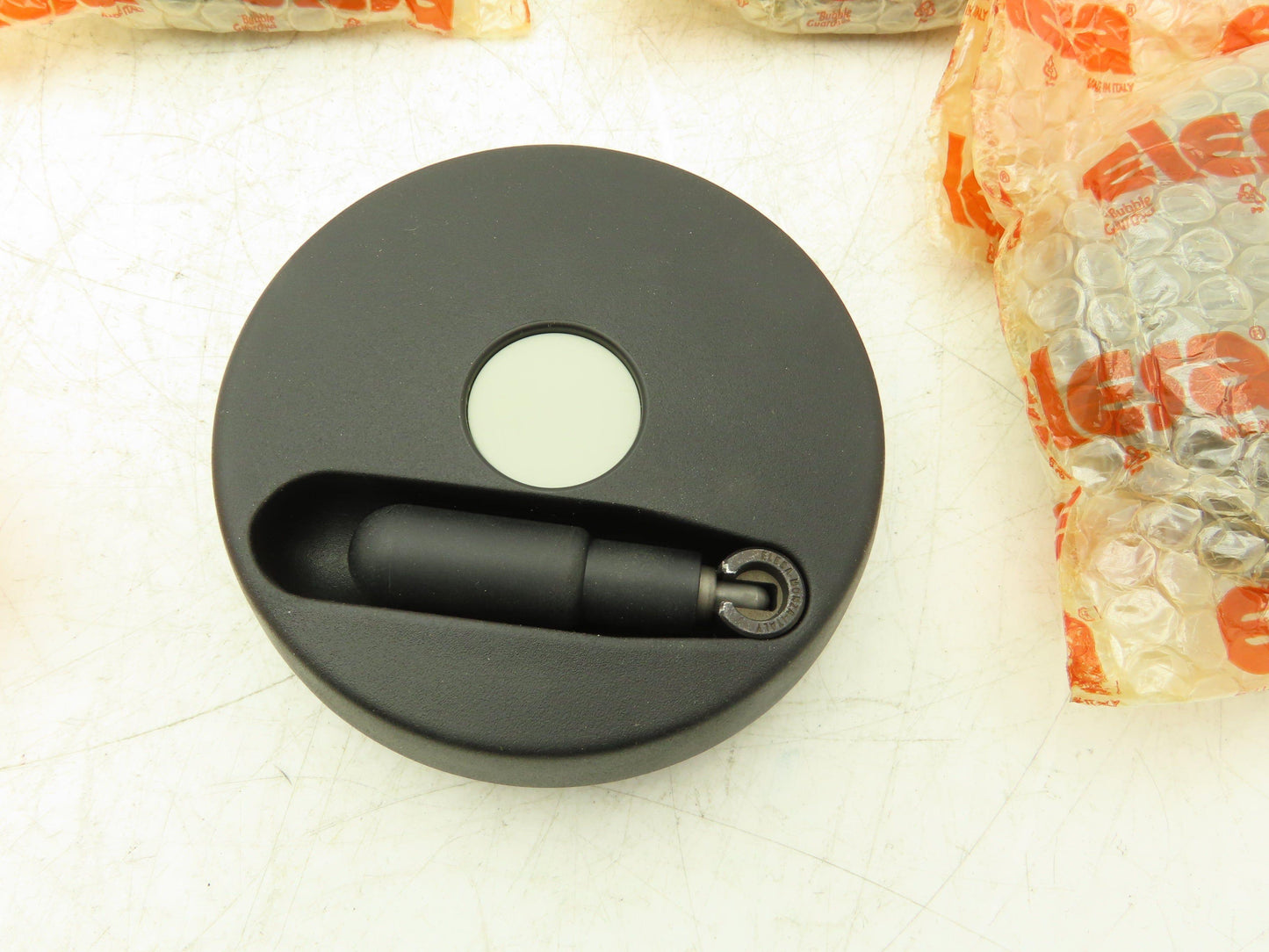 72711-R Manual 5" Handwheel Crank 12mm Opening Black Lot of 5