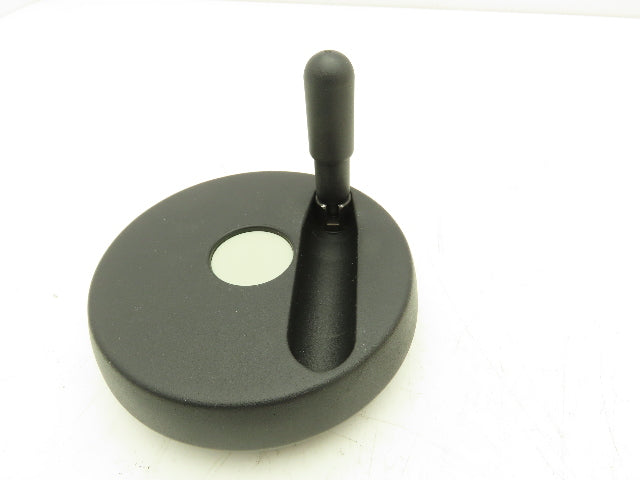 72711-R Manual 5" Handwheel Crank 12mm Opening Black Lot of 5